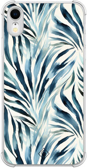 Casimoda iPhone XR shockproof hoesje - Japandi waves Blauw
