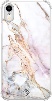 Casimoda iPhone XR shockproof hoesje - Parelmoer marmer Multi