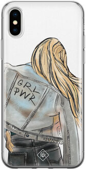 Casimoda iPhone XS Max siliconen hoesje - GRL PWR Multi