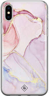 Casimoda iPhone XS Max siliconen hoesje - Purple sky Paars