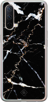 Casimoda OnePlus Nord CE 5G siliconen hoesje - Marmer zwart