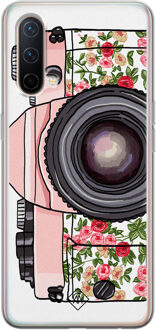 Casimoda OnePlus Nord CE 5G siliconen telefoonhoesje - Hippie camera Roze