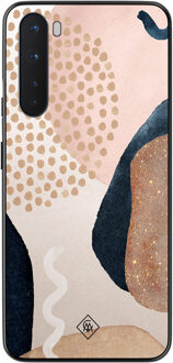 Casimoda OnePlus Nord hoesje - Abstract dots Bruin/beige
