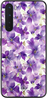 Casimoda OnePlus Nord hoesje - Floral violet Paars