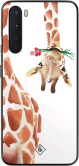 Casimoda OnePlus Nord hoesje - Giraffe Bruin/beige