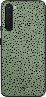 Casimoda OnePlus Nord hoesje - Green confetti Groen