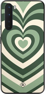 Casimoda OnePlus Nord hoesje - Hart swirl groen