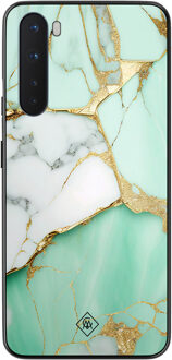 Casimoda OnePlus Nord hoesje - Marmer mint goud