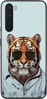 Casimoda OnePlus Nord hoesje - Tijger wild Blauw