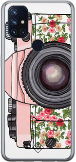 Casimoda OnePlus Nord N10 5G siliconen telefoonhoesje - Hippie camera Roze