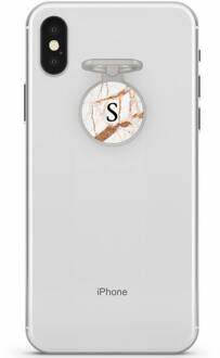 Casimoda Ring houder met initialen - Marmer goud