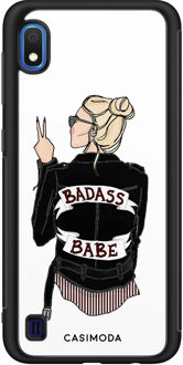Casimoda Samsung Galaxy A10 hoesje - Badass babe blondine Multi