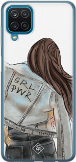 Casimoda Samsung Galaxy A12 siliconen hoesje - GRL PWR Multi