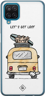 Casimoda Samsung Galaxy A12 siliconen hoesje - Let's get lost Multi