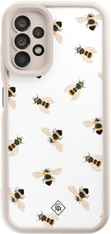 Casimoda Samsung Galaxy A13 4G beige case - Bee happy Wit