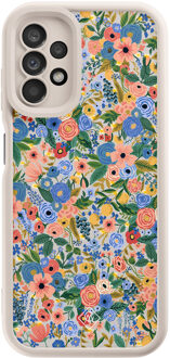Casimoda Samsung Galaxy A13 4G beige case - Floral garden Multi