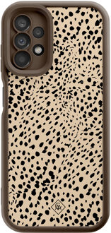 Casimoda Samsung Galaxy A13 4G bruine case - Spot on Bruin/beige