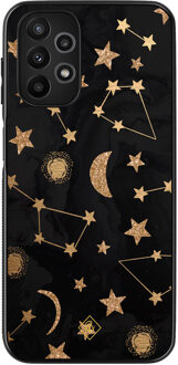 Casimoda Samsung Galaxy A13 4G hoesje - Counting the stars Goudkleurig