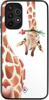 Casimoda Samsung Galaxy A13 4G hoesje - Giraffe Bruin/beige