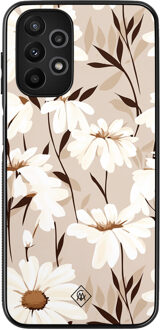 Casimoda Samsung Galaxy A13 4G hoesje - In bloom Bruin/beige