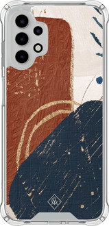 Casimoda Samsung Galaxy A13 4G shockproof hoesje - Abstract terracotta