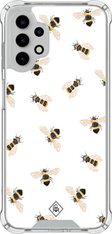 Casimoda Samsung Galaxy A13 4G shockproof hoesje - Bee happy
