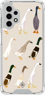 Casimoda Samsung Galaxy A13 4G shockproof hoesje - Duck life
