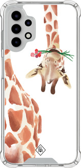 Casimoda Samsung Galaxy A13 4G shockproof hoesje - Giraffe
