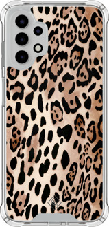 Casimoda Samsung Galaxy A13 4G shockproof hoesje - Golden wildcat
