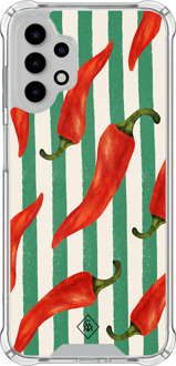 Casimoda Samsung Galaxy A13 4G shockproof hoesje - Hot pepper vibes