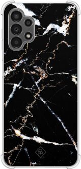 Casimoda Samsung Galaxy A13 4G shockproof hoesje - Marmer zwart