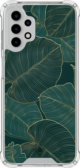 Casimoda Samsung Galaxy A13 4G shockproof hoesje - Monstera leaves