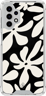 Casimoda Samsung Galaxy A13 4G shockproof hoesje - Noir bloom