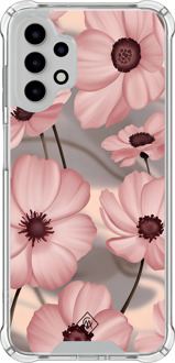 Casimoda Samsung Galaxy A13 4G shockproof hoesje - Soft bloom pink
