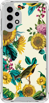 Casimoda Samsung Galaxy A13 4G shockproof hoesje - Sunflowers
