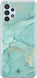 Casimoda Samsung Galaxy A13 4G siliconen hoesje - Touch of mint