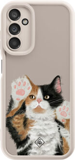 Casimoda Samsung Galaxy A14 beige case - Kat Bruin/beige