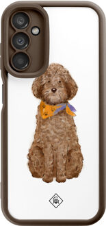 Casimoda Samsung Galaxy A14 bruine case - Labradoodle Bruin/beige