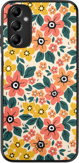 Casimoda Samsung Galaxy A14 hoesje - Blossom Multi