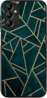 Casimoda Samsung Galaxy A14 hoesje - Blue shapes Blauw