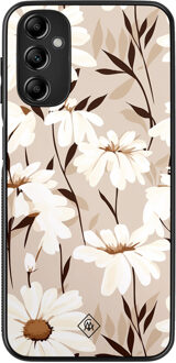 Casimoda Samsung Galaxy A14 hoesje - In bloom Bruin/beige