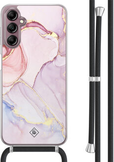 Casimoda Samsung Galaxy A14 hoesje met koord - Purple sky Paars