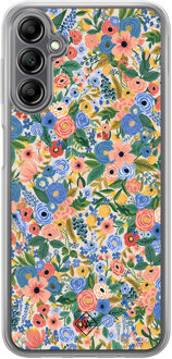 Casimoda Samsung Galaxy A14 hybride hoesje - Blue gardens Blauw