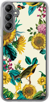 Casimoda Samsung Galaxy A14 hybride hoesje - Sunflowers Multi