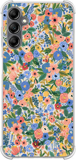 Casimoda Samsung Galaxy A14 shockproof hoesje - Blue gardens Blauw