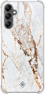 Casimoda Samsung Galaxy A14 shockproof hoesje - Marmer goud Goudkleurig