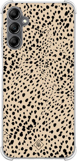 Casimoda Samsung Galaxy A14 shockproof hoesje - Spot on Bruin/beige