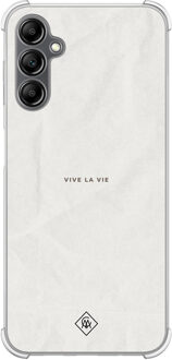 Casimoda Samsung Galaxy A14 shockproof hoesje - Vive la vie Multi