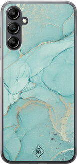 Casimoda Samsung Galaxy A14 siliconen hoesje - Touch of mint