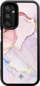 Casimoda Samsung Galaxy A14 zwarte case - Purple sky Paars